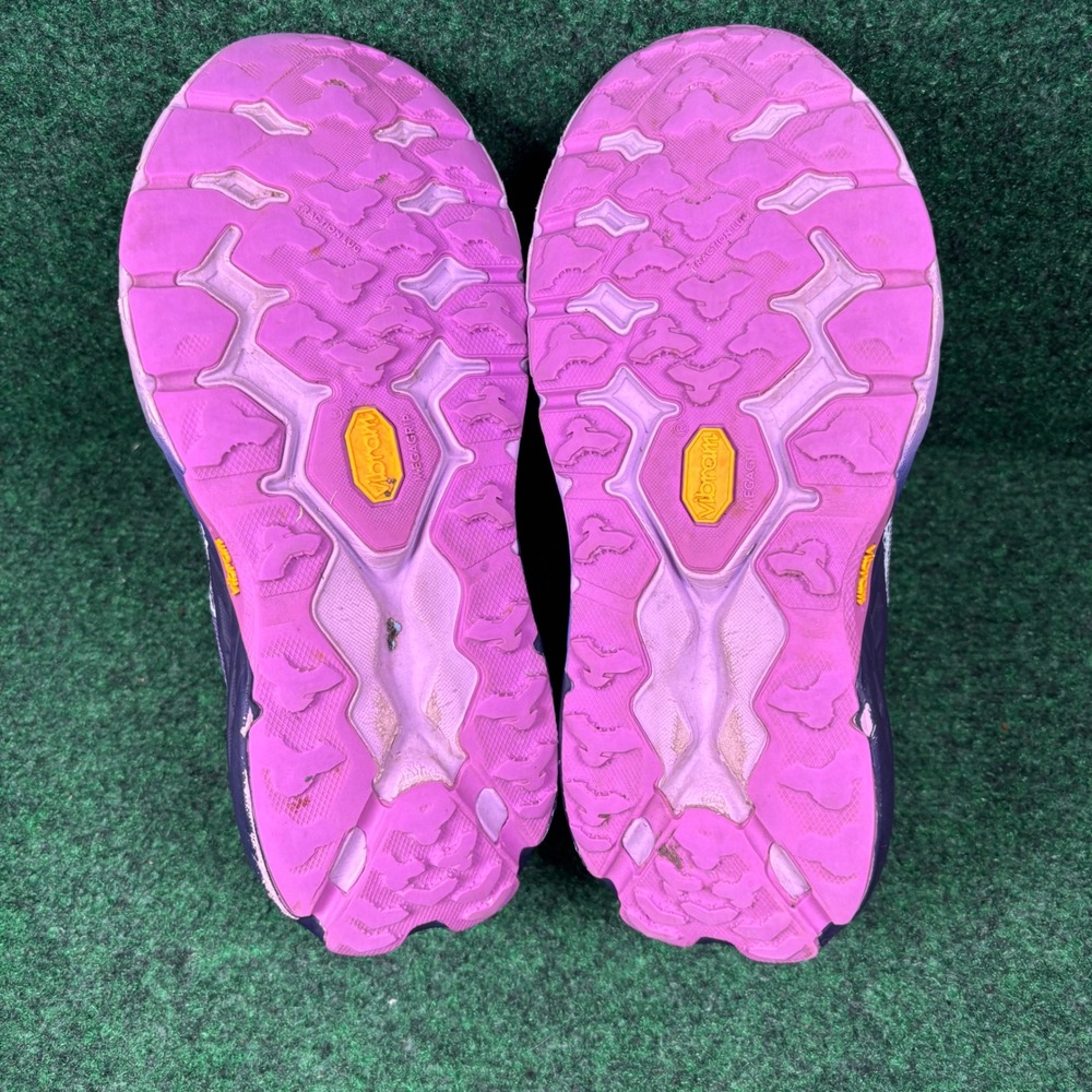 Hoka Speedgoat 5 Womens 7.5 D Wide Trail Running Shoes Blue Purple 1123158 - Picture 6 of 8